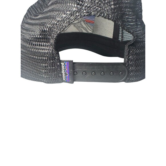 EUC Patagonia Mesh Canvas Patch Mountains Logo Formed Bill netplus Trucker Hat - Picture 7 of 15